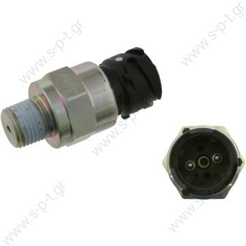 VOLVO 1594038  ΒΑΛΒΙΔΑ  ΠΙΕΣΗΣ    Pressure Switch, axle load control  Pressure switch, with adapter cable Art. No. 2.27020 Axle Load Control Pressure Switch FEBI For VOLVO 8500 8700 9700 9900 1087961  - 