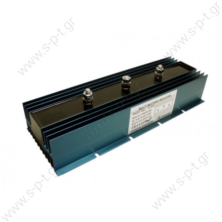 WAI 2-240    8058 TRANSPO  Répart. 200A 2 batteries @ Battery isolators  BATTERY ISOLATOR, 2-BATTERIES, 1-ALTERNATOR, 200-AMP - BI2-200 - API MARINE