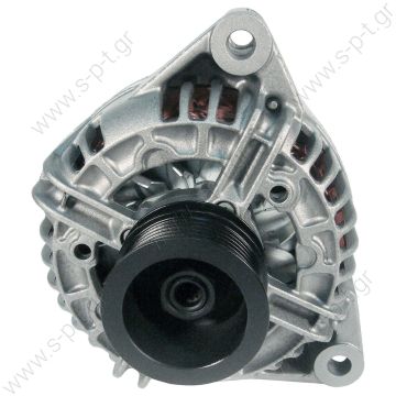 0124515046      BOSCH ΔΥΝΑΜΟ 12V 120A M/S  BOSCH 0124515046 120A Mercedes C Klasse W203 C200 C230 Kompressor + A0111546802 A0111547202 LRA03020 111546802,  120 A | MERCEDES C-KLASSE S203     - 