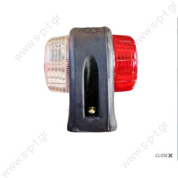 ΦΑΝΟΙ ΩΜΕΓΑ BRITAX 428 MARKER LIGHT      06 001   ΦΑΝΑΡΙ ΟΓΚΟΥ ΩΜΕΓΑ ΛΕΥΚΟ/ΚΟΚΚΙΝΟ        Britax Pendant Lamp Britax hanging lamp red / white - 