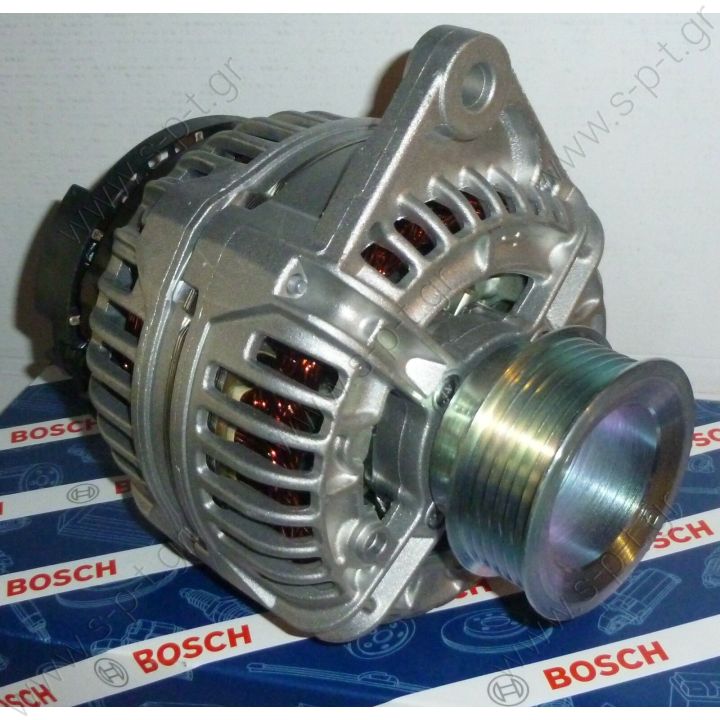 0124515044  BOSCH  ΔΥΝΑΜΟ    0986042820 ΔΥΝΑΜΟ   IVECO DAILY III   IVECO DAILY 814043N 2.8 TURBO DIESEL 00-07     Δυναμό Iveco Daily Diesel 2.8     BOSCH  IVECO DAILY III   FI DAILY 2.8 14V, 120A  Iveco Daily III, 0124515044, 002  IVECO2995984, 500335719