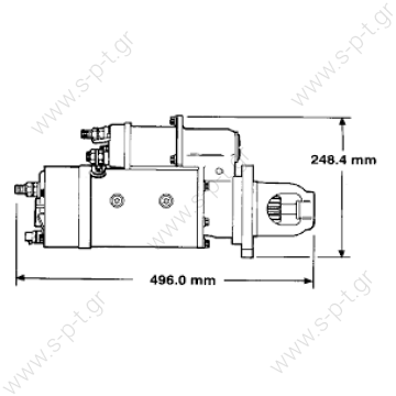 1990453 — 42MT  ΜΙΖΑ    DELCO REMY   24V 42MT  12D  1114917 CATERPILLAR  - 