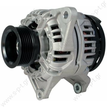 0124320001  BOSCH ΔΥΝΑΜΟ IVECO  0986041960 0986041961 IVECO DAILY   IVECO 90A 0986041960 12 V  90 A BOSCH 0 124 320 002 (0124320002), IVECO	Daily II   IVECO	99463372, 500317453   Bosch 0124320001 Iveco Daily LKW 14 Volt 90 Ampere Original Bosch  - 