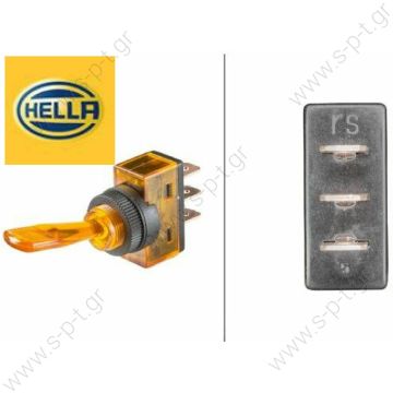 6EG001567122, HELLA HELLA ΔΙΑΚΟΠΤΗΣ    70509158 ΔΙΑΚΟΠΤΗΣ ON OFF  Hella Schalter 6Eg001567-122 - 