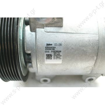 506012-0863   ΚΟΜΠΡΕΣΕΡ A/C   NISSAN NAVARA, PATHFINDER    NISSAN - PATHFINDER 5.6L 08 - Compressor - VALEO MODEL DKS17D Zexel Valeo 506012-0863 Compressor   926001AT0A 926004X01B 926004X30A 92600EB01A 92600EB01B 92600EB300 92600EB30A - 