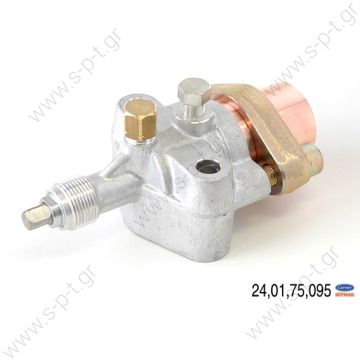 24.01.75.095  BOCK   ΒΑΛΒΙΔΑ    Bock Service Valve Sutrak p/n 24.01.75.095  Bock spare parts FK4-FKX4   Bock compressor shut off valve part no 24,01,75,095  Discharge and Suction valve NW 25 OE: 0001307220 - 08084 - 240175094 - 666720 - A0001307220  - 