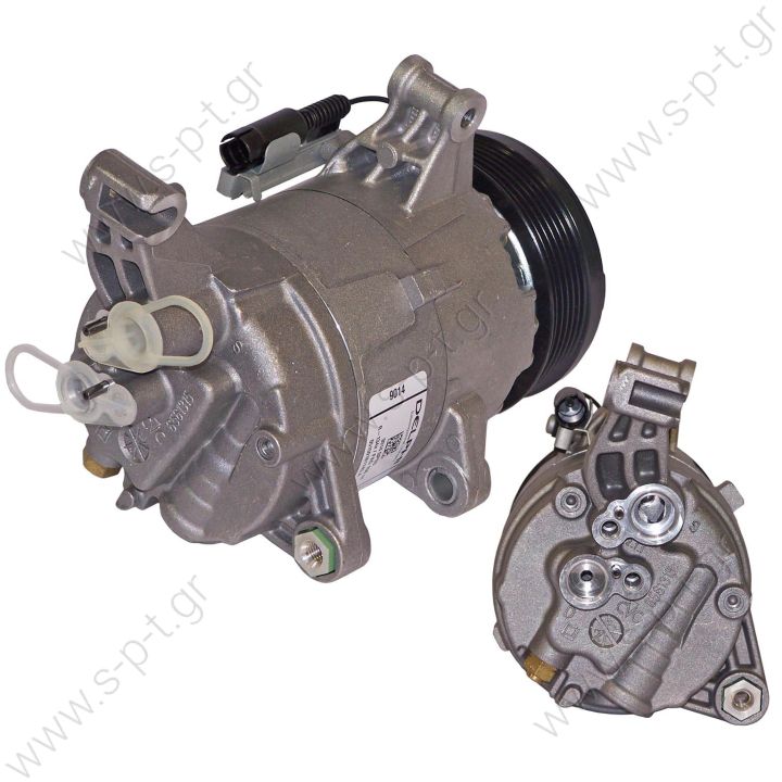 40420049  DELPHI ΚΟΜΠΡΕΣΕΡ A/C    MINI COOPER S, ONE    Mini   Cooper - One - S      Compressor Delphi (harrison)   TSP0155308 Kompresor A/C Harrison CVC; 105mm; PV6; 12V; H; Mini Cooper; One   OEM   BMW : 64521171310 MINI : 64521171310, 64526918122