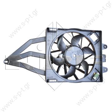 30315155  ΒΕΝΤΙΛΑΤΕΡ FIAT    Fiat Panda New 1.1 - 1.2 4  0504.2038 – FRIGAIR, Βεντιλατέρ ψύξη κινητήρα 12V 225+225W Fiat Panda 2003   DENSO DER09057 FIAT 51779917, 51829974 ERA 352007 HELLA 8EW351044-401 FRIGAIR 0504.2038 - 