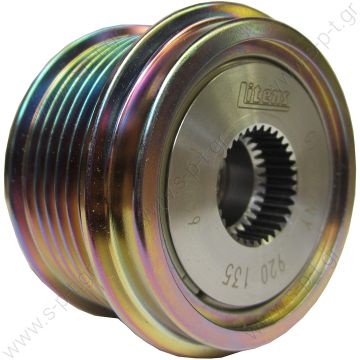 535027610   INA ΤΡΟΧΑΛΙΑ ΔΥΝΑΜΟ    INA Original Freewheel Pulley Audi A4 Avant Convertible 3.2 FSI quattro A6 Allroad Avant 2.4 2.8  Overrunning alternator pulley Pulley Ø [mm]: 64.6 Number of ribs: 6 Depth [mm]: 22.6 Article number: 720228 - 