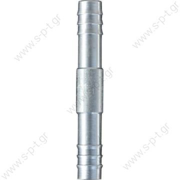 CT180-12  ΣΥΝΣΕΣΜΟΣ ΕΥΘΕΙΑ ΣΩΛΗΝΑΣ A/C  Connector Through 180 degree without beadlock 12 aluminium   - 