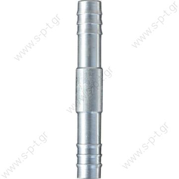 CT180-8  ΣΥΝΣΕΣΜΟΣ ΕΥΘΕΙΑ ΣΩΛΗΝΑΣ A/C   Connector Through 180 degree without beadlock 8 aluminium   - 