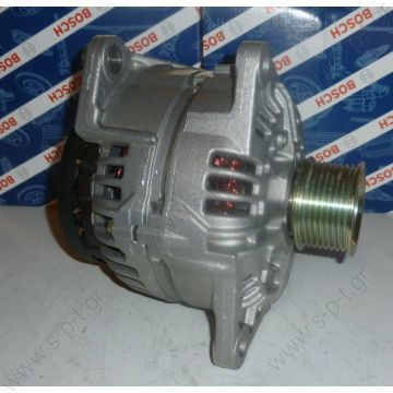 0124655006, BOSCH   ΔΥΝΑΜΟ DAF    0986047410    BOSCH ΔΥΝΑΜΟ DAF  24V 100 Amp  24V 100A DAF CF 65, LF 45   0124655005  BOSCH BOSCH ΔΥΝΑΜΟ DAF  PV8 x 55    Layland Daf Trucks Replacing 0124 655 006 Lucas LRA3417 LRA3207 O.E.M 1401948 Leyland Daf          - 