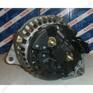 0124655006, BOSCH   ΔΥΝΑΜΟ DAF    0986047410    BOSCH ΔΥΝΑΜΟ DAF  24V 100 Amp  24V 100A DAF CF 65, LF 45   0124655005  BOSCH BOSCH ΔΥΝΑΜΟ DAF  PV8 x 55    Layland Daf Trucks Replacing 0124 655 006 Lucas LRA3417 LRA3207 O.E.M 1401948 Leyland Daf          - 