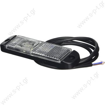 82710326  ΟΓΚΟΥ LED ΕΜΠΡΟΣΘΙΟΣ LED ΦΑΝΟΣ ΟΓΚΟΥ 9-33V  Reference no:	550-0.07 Description:	REF. NO. 550-0.07 Front marker lamp with 3 LEDs 9-33V and reflex - reflector (with cable 1m) Clear lens - 