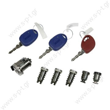 71711994   SET ΚΛΕΙΔΑΡΙΑΣ 60111 Set κλειδαρίας 60111. FIAT MAREA. With remote control locking . 1 κλειδί εκκίνησις , 2 κλειδία πόρτας , 1 κλειδί πορτ-μπαγκάζ , 2 κλειδία θέσης, 2 κλειδία συνεργείου, 1 κύριο κλειδί . Κατάλληλο για: FIAT 71711994. - 