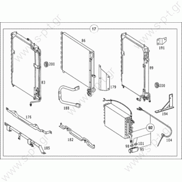 A0008305858  MERCEDES-BENZ     ΕΒΑΠΟΡΕΤΑ A/C  Mercedes-Benz / 656.074 - 1935.2435       mercedes mk sk 1987-96    MERCEDES-BENZ   A0008305858    MERCEDES 35  Exchanger Evaporator - 