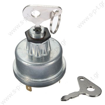 MF071BK-IGS0  Διακόπτης Προθέρμανσης – Μίζας Massey Ferguson      MASSEY MF265 IGNITION SWITCH  Digger Tractor Plant Ignition Switch + 2 Key For Massey Ferguson JCB LUCAS 35670              - 