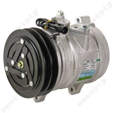 40420009 ΚΟΜΠΡΕΣΕΡ  A/C  DELPHI HARRISON SP10 A2 12V   Harrison  SP 10 12V 121mm 2G A KL000097 Harrison / Delphi SP10 Volume (cc)	150 Ø (mm)	121 Voltage (V)	12 Pulleytype	A2   Corresponding OEM codes: 040654 16372954 22E9791110 3541139M91     - 