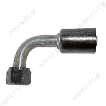 ΓΩΝΙΑ 90º 6-8-10-12mm O-ring 90° Θηλυκό  FITTING, FOR-BB, 90D-10, 14-UNF ALUMINIUM - 