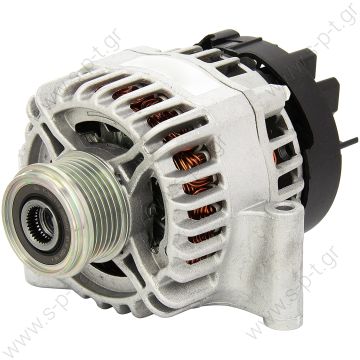 DAN1033   DENSO  ΔΥΝΑΜΟ  OPEL DIESEL   CORSA C 12V 105A 54PVF6/L46mas**S   12V 105Α 6PV ΜΕ ΤΡΟΧΑΛΙΑ FIAT 500, DOBLO, OPEL ASTRAH   46823547 51784845 46823546 51784847 6204181    Denso	102211-8620, 102211-8621, 102211-8622, DAN1033 - 