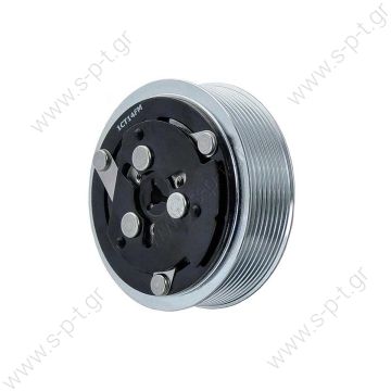 40455003  ΤΡΟΧΑΛΙΑ ΚΟΜΠΡΕΣΣΕΡ  Sanden Clutch S709/7H15 Poly 8 12V  Coil 4734-6880 (1201046)    Sanden   7H15 / 7H13 12V Poly-V 8 Ø123mm OE: 50430  A/C Compressor Clutch Kit (12V), SANDEN 7H15, 8PK (PV8), 119,00/ mm,      - 