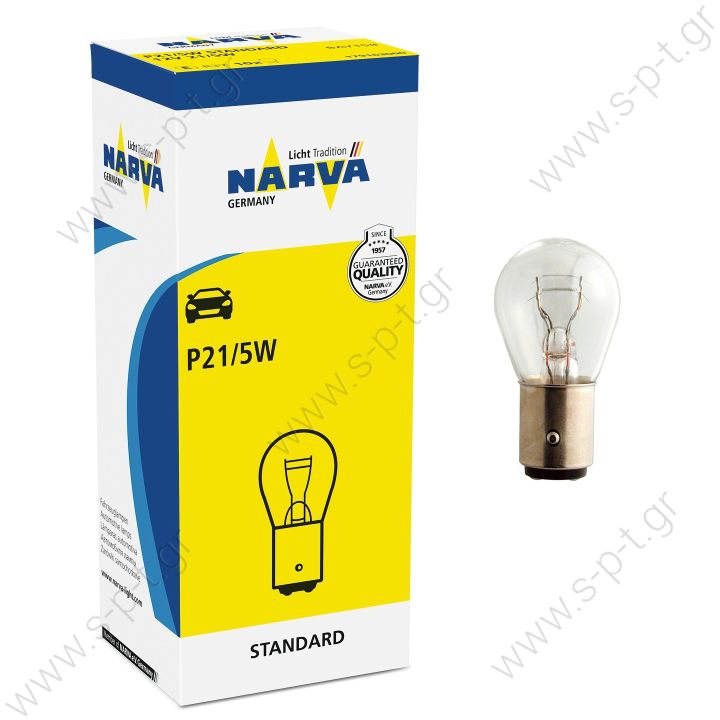 17643  NARVA ΛΑΜΠΑ 24V 21W KAΡΥΔΑΚΙ       ΛΑΜΠΑ 24V 21W 24V    SIGNALING