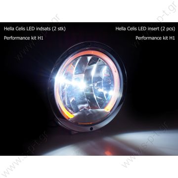 1F8007560211, HELLA ΠΡΟΒΟΛΕΑΣ   LUMINATOR CELIS NIKEΛ    Hella Luminator Chromium Celis Auxiliary Lamp - 12V / 24V - 