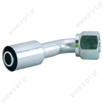 6064506463 58.00018 ΓΩΝΙΑ 45º    HOSE FITTING, BEADLOCK, FOR, 45 DEG, #10, #12, ALUMINIUM, STANDARD, STEP-UP  HOSE FITTING, BEADLOCK, FOR, 45 DEG, #10, #12, STEEL, REDUCED, STEP-UP - 