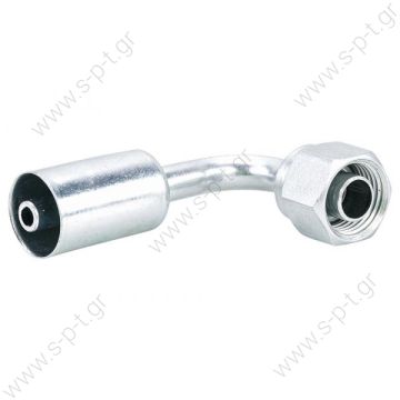 6064506465    ΣΥΝΔΕΣΜΟΣ ΓΩΝΙΑ  90º  6-8-10-12mm O-ring 90° Θηλυκό με Κιάφια - 