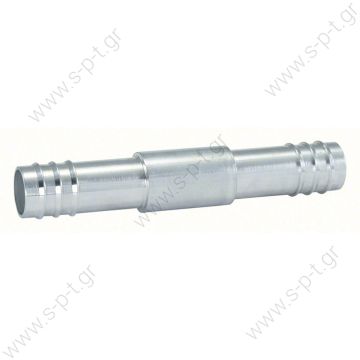 CT180-10   ΣΥΝΣΕΣΜΟΣ ΕΥΘΕΙΑ ΣΩΛΗΝΑΣ A/C  Connector Through 180 degree without beadlock 10 aluminium - 