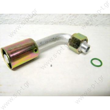 ΓΩΝΙΑ 90º 6-8-10-12mm O-ring 90° Θηλυκό  FITTING, FOR-BB, 90D-10, 14-UNF ALUMINIUM - 