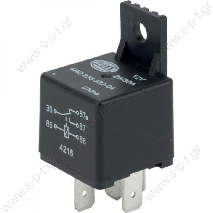 4RD933332041  HELLA ΡΕΛΕ 12V 20/30A 5 ΕΠΑΦΩΝ 87, 87A ΒΑΣΗ      HELLA (*4RD 933 332-391) ΡΕΛΕ   0332209150, BOSCH  ΡΕΛΕ 12V 20/30A 5 ΕΠΑΦΩΝ 87, 87A ΒΑΣΗ     BOSCH ΡΕΛΕ 