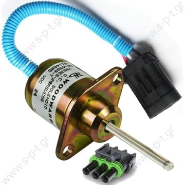 6691498 1503ES-12A5UC4S   HOLDWELL ΣΒΗΣΤΗΡΙ  ΗΛΕΚΤΡΙΚO  BOBCAT   Fuel Solenoid, New, Bobcat, 6691498, Denso, 052600-4151, Kubota, 16271-60012 - 