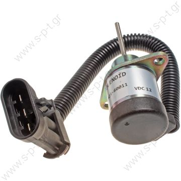 6691498 1503ES-12A5UC4S   HOLDWELL ΣΒΗΣΤΗΡΙ  ΗΛΕΚΤΡΙΚO  BOBCAT   Fuel Solenoid, New, Bobcat, 6691498, Denso, 052600-4151, Kubota, 16271-60012 - 