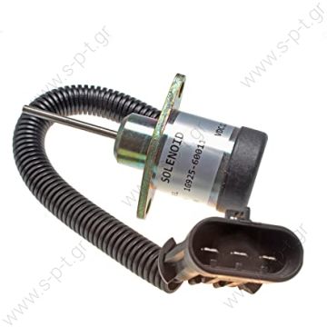 6691498 1503ES-12A5UC4S   HOLDWELL ΣΒΗΣΤΗΡΙ  ΗΛΕΚΤΡΙΚO  BOBCAT   Fuel Solenoid, New, Bobcat, 6691498, Denso, 052600-4151, Kubota, 16271-60012 - 