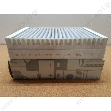 CUK 2722-2, MANN MANN ΦΙΛΤΡΑ ΚΑΜΠΙΝΑΣ ΕΝ.ΑΝΘΡΑΚΑ     MERCEDES BENZ REPLACEMENT – W221 (CARBON) 221 830 0018 - 