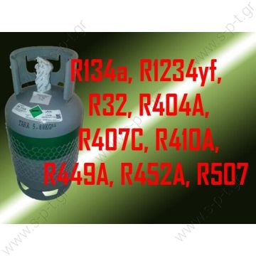 FREON GAS R134a (10KG  )ΨΥΚΤΙΚΟ ΥΓΡΟ    FREON R134H  REFRIGERANT, R134a, CYL REFILLABLE   10Kgs [R134]  SPX bottle recycling of refrigerants, small - 