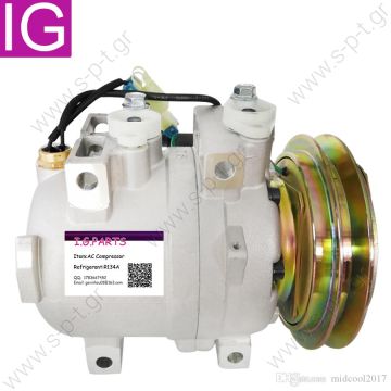 11N6-90040    ΚΟΜΠΡΕΣΣΕΡ SELTEC VALEO NEW ZEXEL OEM AC  24V ZEXEL DKV-14C DKV14C AC COMPRESSOR FOR HITACHI HYUNDAI HCC HYUNDAI EXCAVATOR 11N690040 11N6-90040 11N892040 50000674001 - 