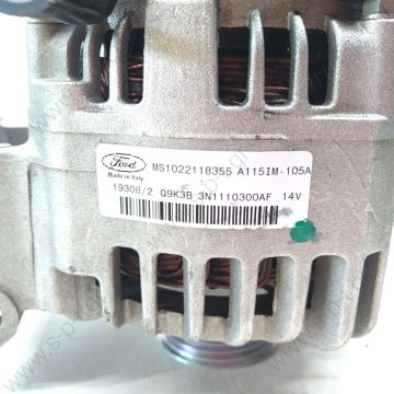 A5TA7792  MITSUBISHI   ΔΥΝΑΜΟ   12V 90A FORD FIESTA V, FUSION, MAZDA 2  12V 90 Amp  FORD FOCUS HXDA 90A  ΔΥΝΑΜΟ DENSO MARELLI    PV6 X 49    A5TA7792 Lucas LRA1169 LRA1172 Hella CA1780 CA1737  Q9K3B/3N1110300AC.HXDA.HWDA.HWDB    - 