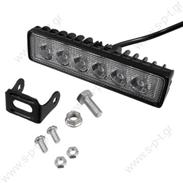 29998 LED ΠΡΟΒΟΛΕΑΣ    18W 10-30V 2520lm 30° Αδιάβροχη IP65 Ψυχρό Λευκό 6000k - 