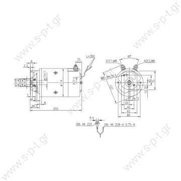 11.216.211  ΜΟΤΕΡ  ΥΔΡΑΥΛΙΚΗΣ ΠΟΡΤΑΣ    AMJ5723 Letrika (Iskra) DC motor24V 2.2kW (IM0142)      DC MOTOR LETRIKA ORIGINAL AMJ5723 24V 2,2KW 11.216.211 AMJ5723 Letrika (Iskra) DC motor - 