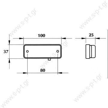 PL-103  DASTERI,  ΠΛΑΦΟΝΙΕΡΑ     PL-103 – DASTERI, Πλαφονιέρα (100×35) με 1 λάμπα - 