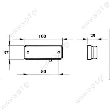 PL-104.012  DASTERI,   ΠΛΑΦΟΝΙΕΡΑ   PL-104 – DASTERI, Πλαφονιέρα (118×50) με πλήκτρο - 