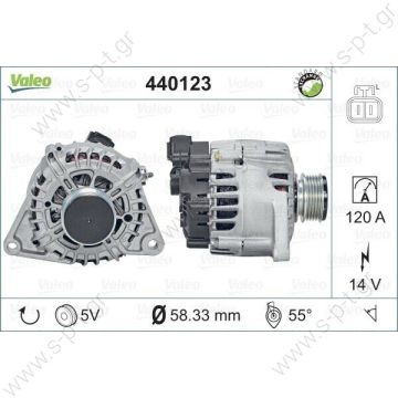 600161, VALEO    ΔΥΝΑΜΟ KIA CEED/HYUNDAI i30 1600cc. CRDI 120Ampere (ΚΩΔ. VALEO 37300-2A110)    ΔΥΝΑΜΟ    49500 VALEO NEW  Alternator HY HYUNDAI i30 1.6 CRDi 120A 56PVF5  - 