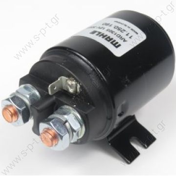 4967  ΡΕΛΕ ΙΣΧΥΟΣ      LETRIKA (ISKRA)  Solenoid ISKRA 24V 300A/500A @ MX 39  11250187LG coil boot Iskra 24V - 300A Coil start for DC motors.  Voltage: 24V  amperage: 300A  Screw: M10  Spacing bracket: 55 mm  coil diameter: 61 mm    11250187  11250187  - 