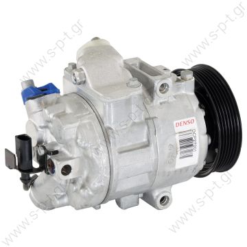 DCP27001  DENSO ΚΟΜΠΡΕΣΕΡ A/C VAG  6Q0820803H ΣΥΜΠΙΕΣΤΗΣ ΚΛΙΜΑΤΙΣΜΟΥ IBIZA,POLO  DENSO  WITH 6SEU12C 2003 ON   447190-4360 Compressor A / C Denso 6SEU12C; 115 mm; PV6; 12V; H / V45 °; Seat Cordoba; Ibiza; Skoda Fabia, VW Bora; Lupo; Polo; DCP27001   - 