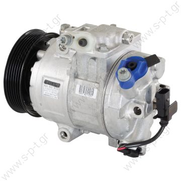 DCP27001  DENSO ΚΟΜΠΡΕΣΕΡ A/C VAG  6Q0820803H ΣΥΜΠΙΕΣΤΗΣ ΚΛΙΜΑΤΙΣΜΟΥ IBIZA,POLO  DENSO  WITH 6SEU12C 2003 ON   447190-4360 Compressor A / C Denso 6SEU12C; 115 mm; PV6; 12V; H / V45 °; Seat Cordoba; Ibiza; Skoda Fabia, VW Bora; Lupo; Polo; DCP27001   - 