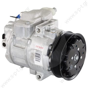 DCP27001  DENSO ΚΟΜΠΡΕΣΕΡ A/C VAG  6Q0820803H ΣΥΜΠΙΕΣΤΗΣ ΚΛΙΜΑΤΙΣΜΟΥ IBIZA,POLO  DENSO  WITH 6SEU12C 2003 ON   447190-4360 Compressor A / C Denso 6SEU12C; 115 mm; PV6; 12V; H / V45 °; Seat Cordoba; Ibiza; Skoda Fabia, VW Bora; Lupo; Polo; DCP27001   - 